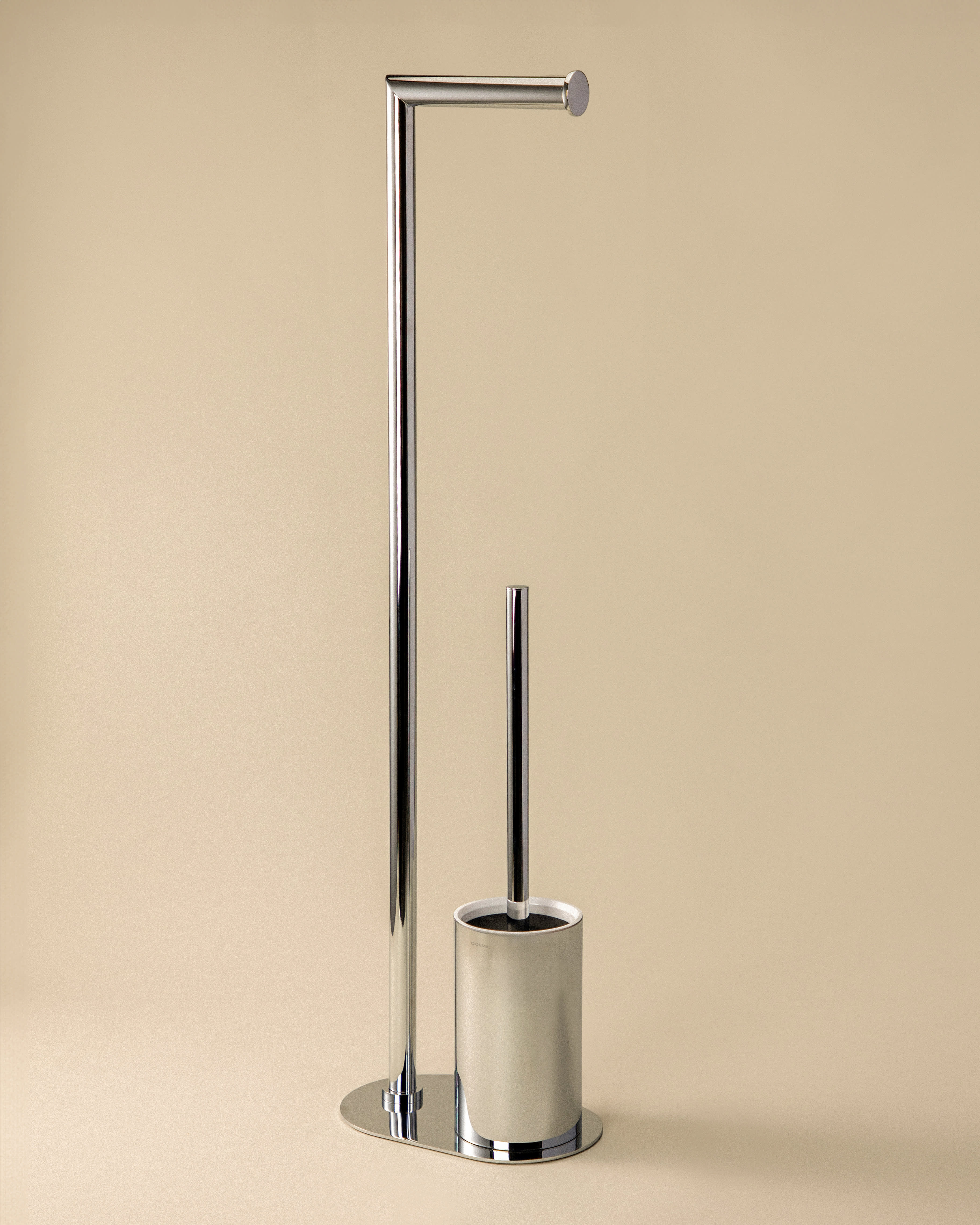 Piantana Portarotolo e Scopino Architect S+ Cosmic | Accessori Bagno Inox